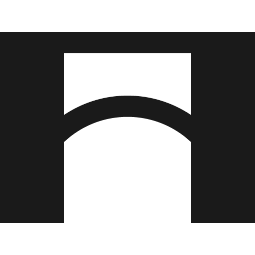 Bridge 5 filled icon, filled style, from TDesign Icons