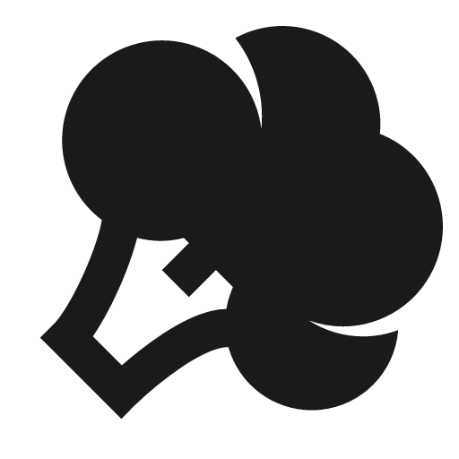 Broccoli filled icon, filled style, from TDesign Icons