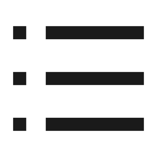 Bulletpoint icon, line style, from TDesign Icons