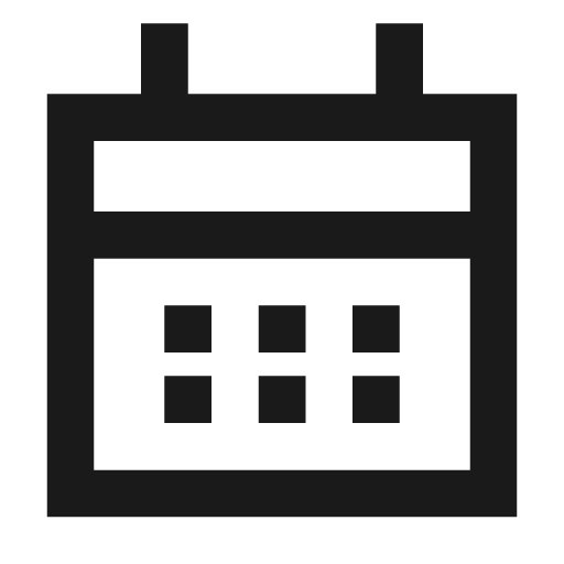 Calendar 1 icon, line style, from TDesign Icons