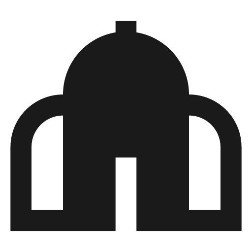 Castle 2 filled icon, filled style, from TDesign Icons