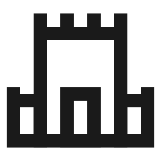 Castle icon, line style, from TDesign Icons