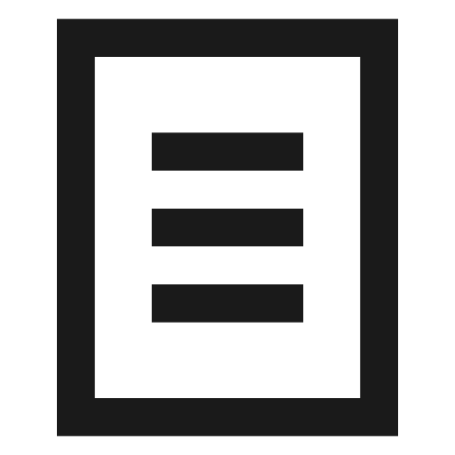 Catalog icon, line style, from TDesign Icons