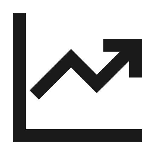 Chart analytics icon, line style, from TDesign Icons