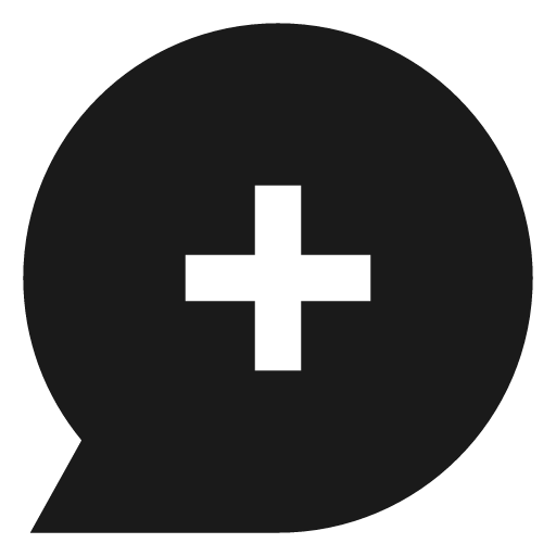Chat bubble add filled icon, filled style, from TDesign Icons