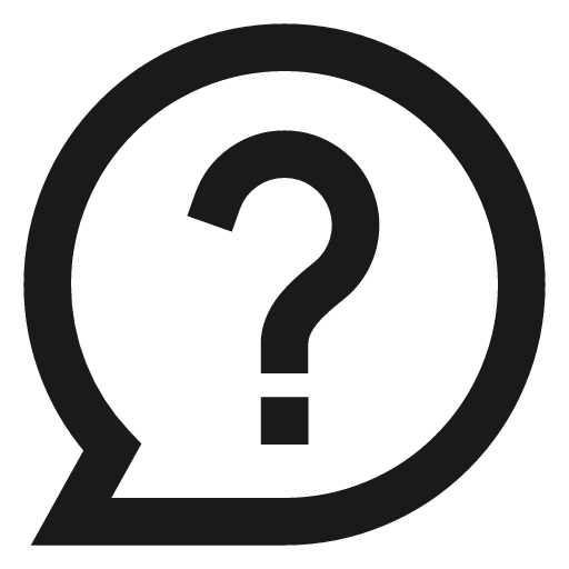 Chat bubble help icon, line style, from TDesign Icons