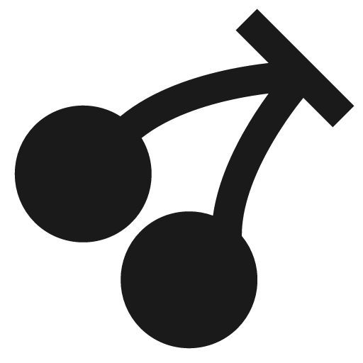Cherry filled icon, filled style, from TDesign Icons