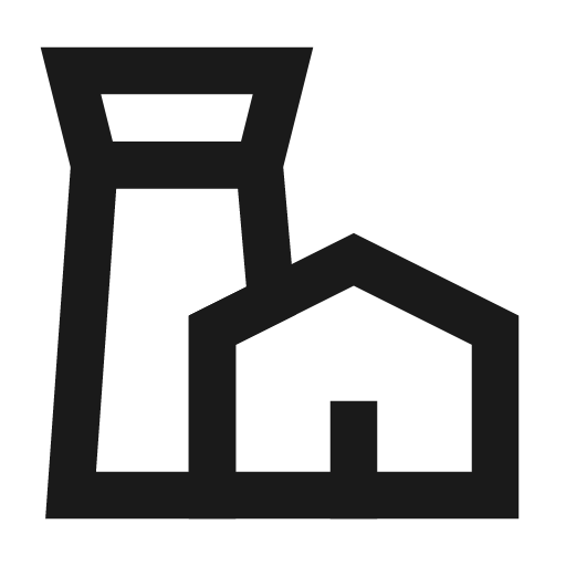 Chimney icon, line style, from TDesign Icons