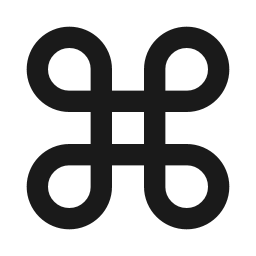 Command icon, line style, from TDesign Icons