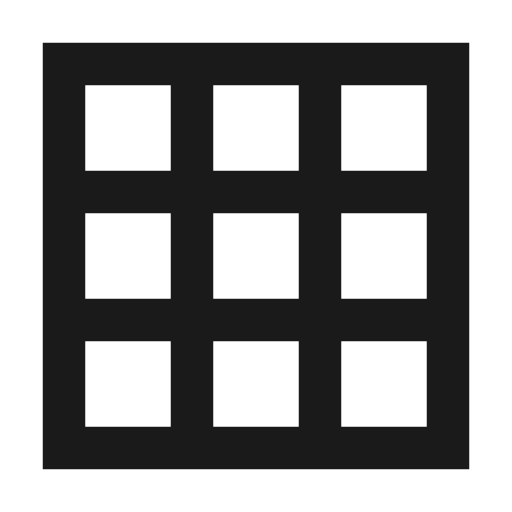 Component grid icon, line style, from TDesign Icons