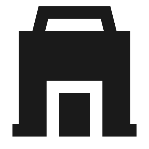 Dam 7 filled icon, filled style, from TDesign Icons