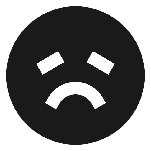Depressed filled icon, filled style, from TDesign Icons