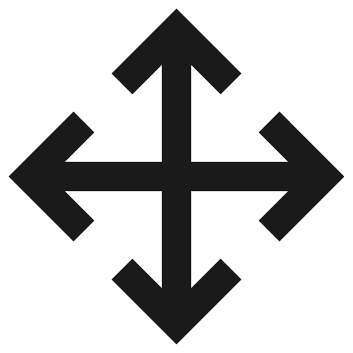 Drag move icon, line style, from TDesign Icons