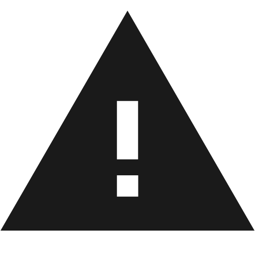 Error triangle filled icon, filled style, from TDesign Icons