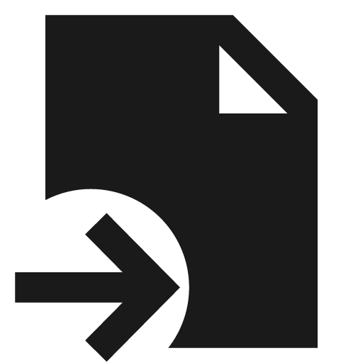 File import filled icon, filled style, from TDesign Icons
