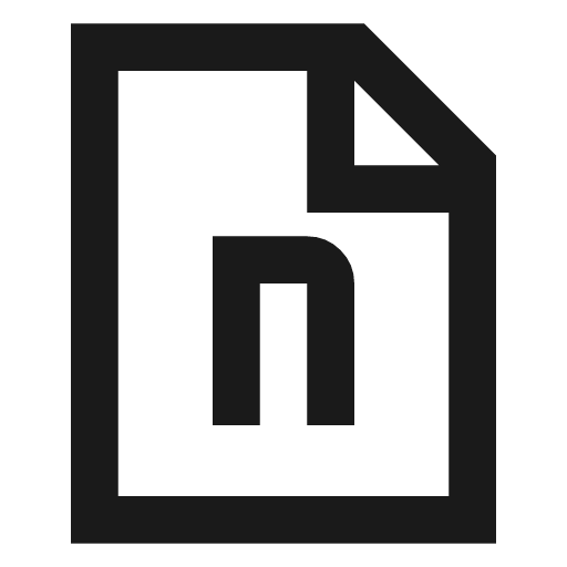 File onenote icon, line style, from TDesign Icons