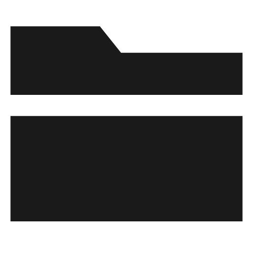 Folder 1 filled icon, filled style, from TDesign Icons