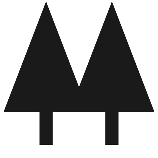 Forest filled icon, filled style, from TDesign Icons