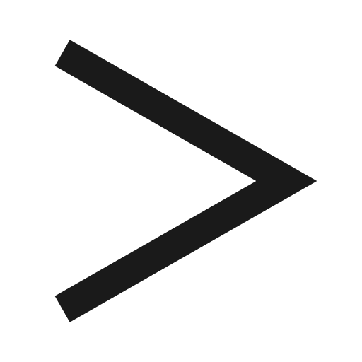 Greater than icon, line style, from TDesign Icons