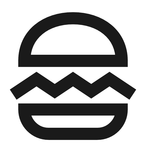 Hamburger icon, line style, from TDesign Icons