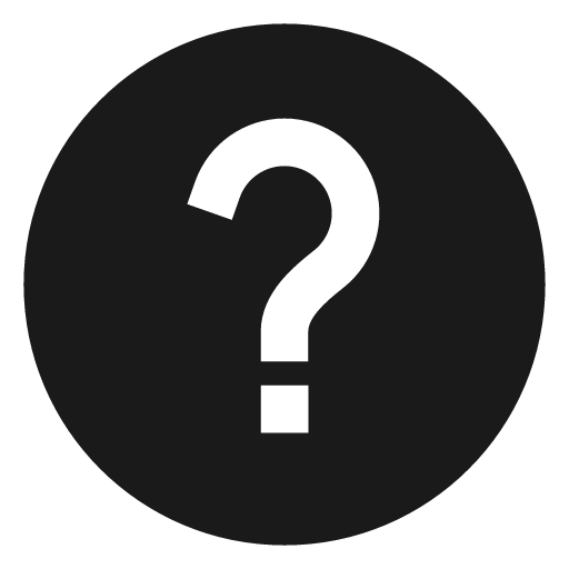 Help circle filled icon, filled style, from TDesign Icons
