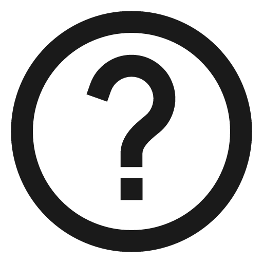 Help circle icon, line style, from TDesign Icons