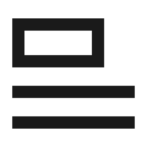 Highlighted block icon, line style, from TDesign Icons