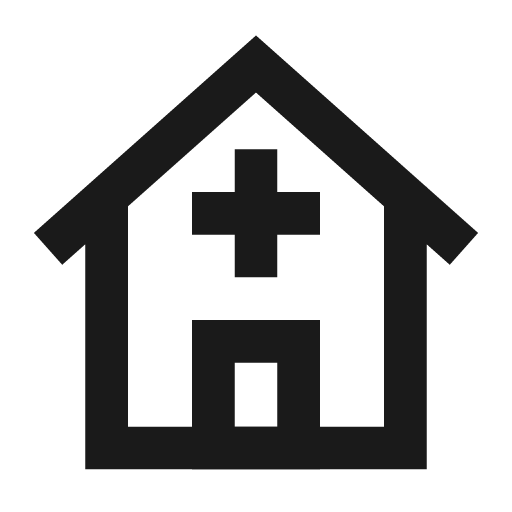 Hospital 1 icon, line style, from TDesign Icons