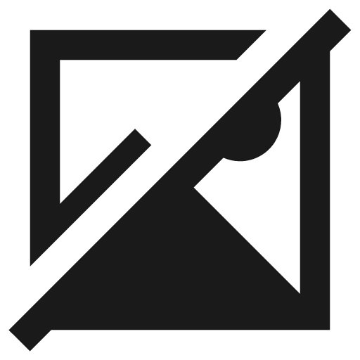 Image off filled icon, filled style, from TDesign Icons