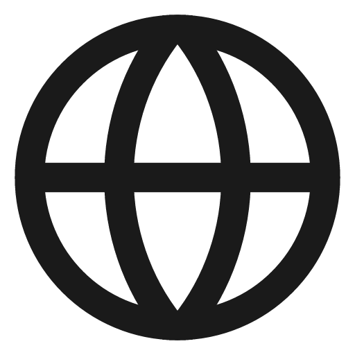 Internet icon, line style, from TDesign Icons