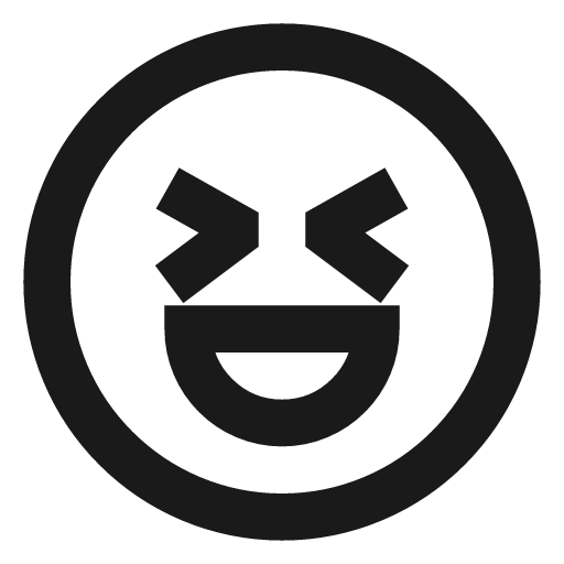 Joyful icon, line style, from TDesign Icons