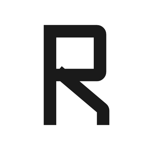 Letters r icon, line style, from TDesign Icons