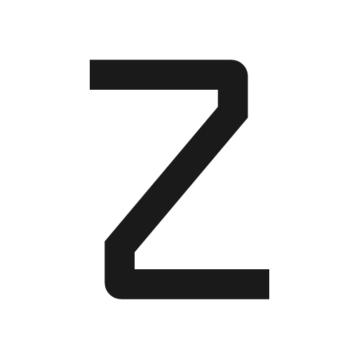 Letters z icon, line style, from TDesign Icons