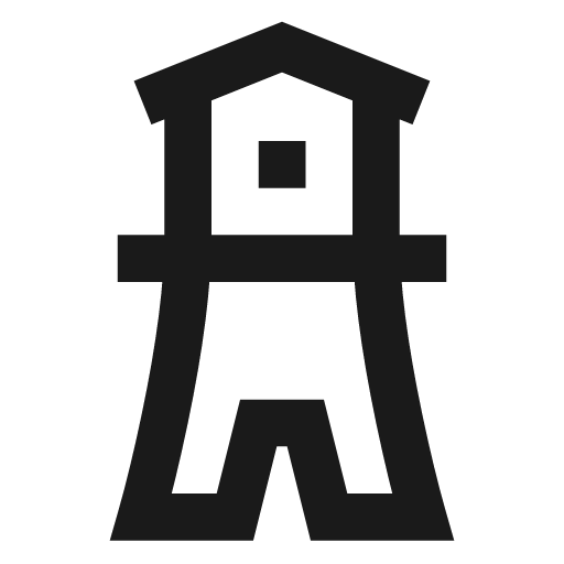 Lighthouse 1 icon, line style, from TDesign Icons