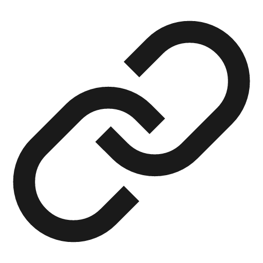 Link 1 icon, line style, from TDesign Icons