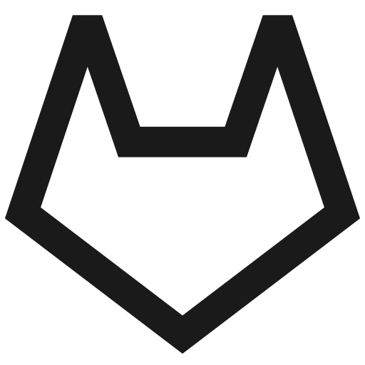 Logo gitlab icon, line style, from TDesign Icons