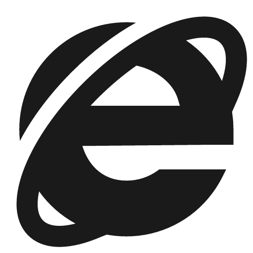 Logo ie filled icon, filled style, from TDesign Icons