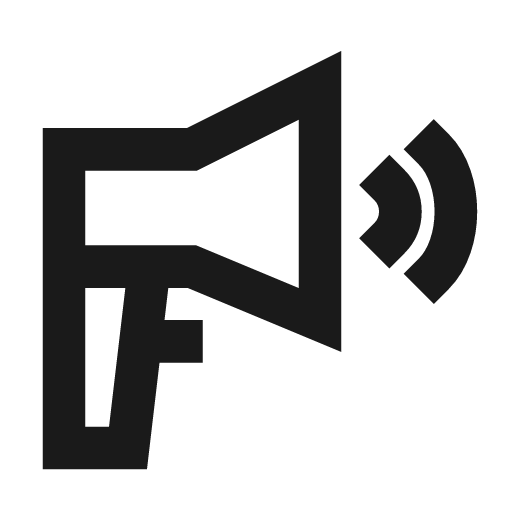 Loudspeaker icon, line style, from TDesign Icons