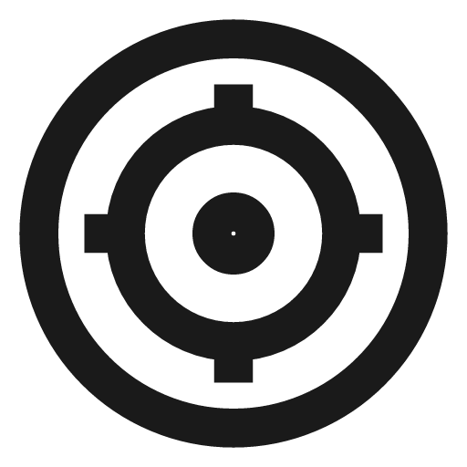 Map aiming icon, line style, from TDesign Icons