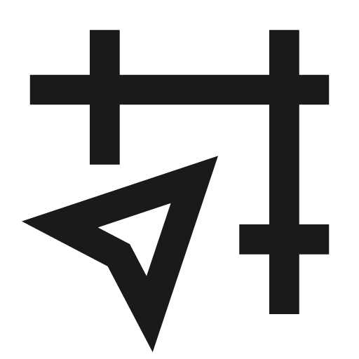 Map navigation icon, line style, from TDesign Icons