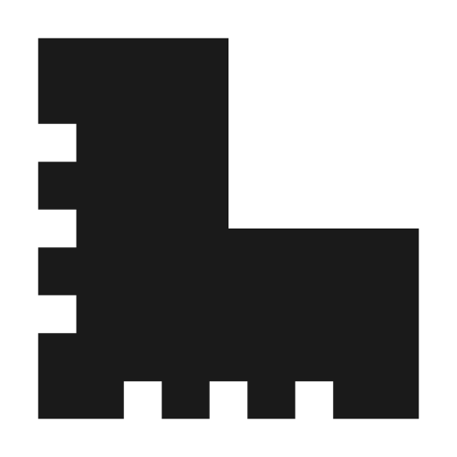Measurement 1 filled icon, filled style, from TDesign Icons