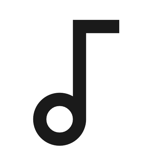 Music 2 icon, line style, from TDesign Icons