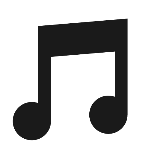 Music filled icon, filled style, from TDesign Icons