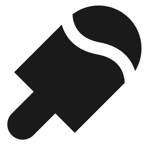 Popsicle filled icon, filled style, from TDesign Icons