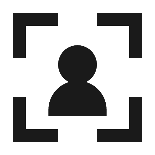 Portrait filled icon, filled style, from TDesign Icons