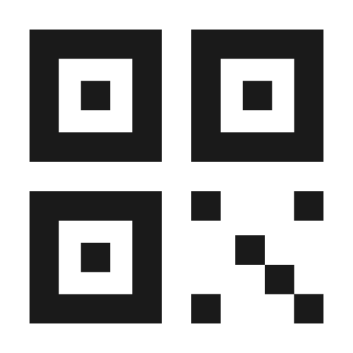 Qrcode icon, line style, from TDesign Icons