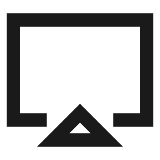 Screencast icon, line style, from TDesign Icons