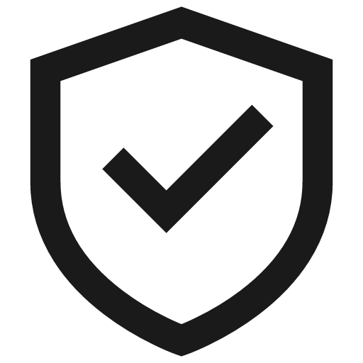 Secured icon, line style, from TDesign Icons