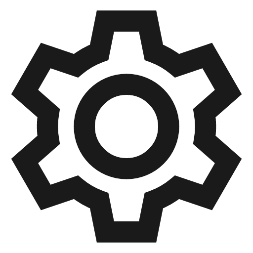 Setting 1 icon, line style, from TDesign Icons