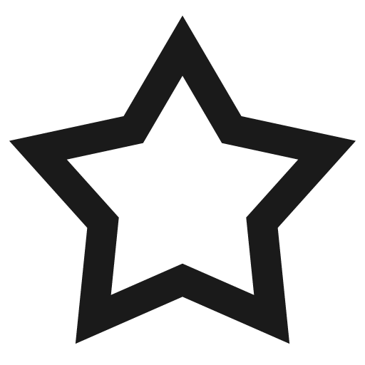 Star 1 icon, line style, from TDesign Icons